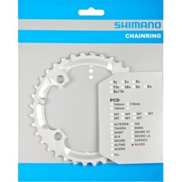 TARCZA MECHANIZMU KORBOWEGO SHIMANO FCM431-8 36z STAL SILVER TARCZA MECHANIZMU KORBOWEGO SHIMANO FCM431-8 36z STAL SILVER