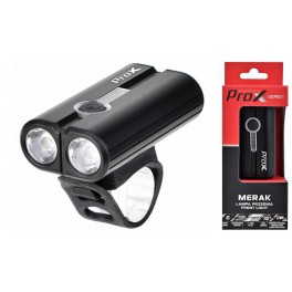 LAMPKA PRZÓD PROX MERAK CZARNA CREE 500LM USB LAMPKA PRZÓD PROX MERAK CZARNA CREE 500LM USB