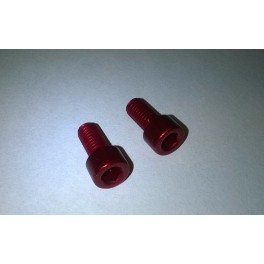 ŚRUBY ALUMINIOWE M5x10 CZERWONE 2SZT ŚRUBY ALUMINIOWE M5x10 CZERWONE 2SZT
