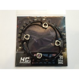 ZĘBATKA HCC COMPONENTS 34T OVAL 94 - 96BCD CZARNA ZĘBATKA HCC COMPONENTS 34T OVAL 94 - 96BCD CZARNA