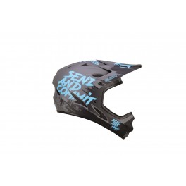 KASK ROWEROWY DH ENDURO 7iDP M1 GREY BLACK BLUE XL KASK ROWEROWY DH ENDURO 7iDP M1 GREY BLACK BLUE XL