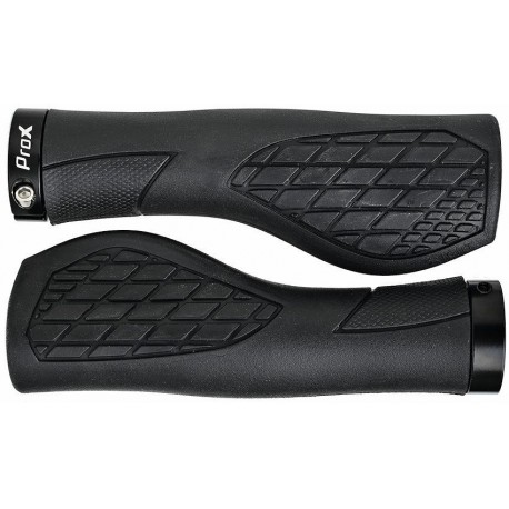 CHWYTY KIEROWNICY PROX GP-34 CZARNE 130mm SKRĘCANE