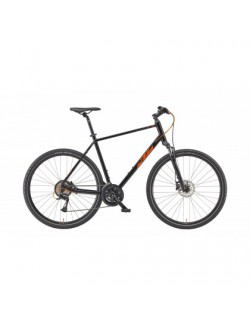 ROWER KTM X-LIFE TRACK H 46CM BLACK ORANGE 2023/2024 WYPRZEDAŻ